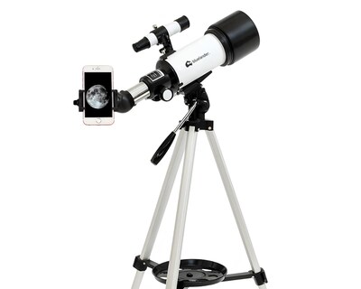 Foto 2 | Foto 2 | Telescopio Astronómico Alta Definición 2 Oculares Lentes Barlow Filtro Lunar Mochila Y Control (blanco) Bluelander