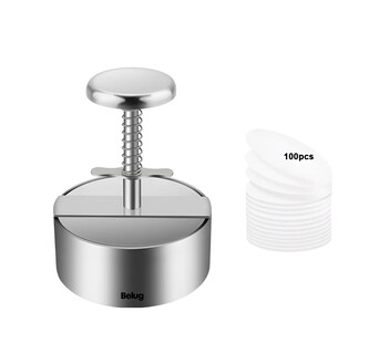 Foto 1 | Foto 1 | Prensa Hamburguesas Molde Manual 12cm Plateado