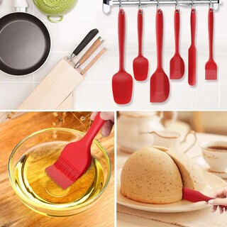 Foto 3 | Foto 3 | ''set 12 Utensilios Silicona Cocina Palas Espatulas Reposteria Rojo ''