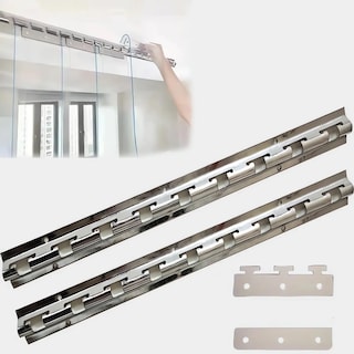 Foto 3 | Foto 3 | ''soporte Para Cortina Hawaiana De Acero Inoxidable 2m ''