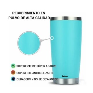Foto 4 | Foto 4 | Vaso Térmico Belug Portátil De Acero Inoxidable 20oz Con Calor/frí Azul Claro