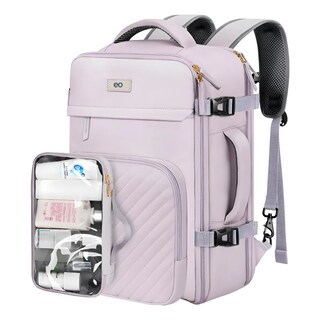 Foto 1 | Foto 1 | Mochilas De Viaje Con Un Neceser Y Bolsillo Mochila Para Laptop Eo Safe Imports Esi-22157 Morado
