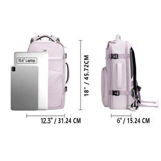 Foto 2 | Foto 2 | Mochilas De Viaje Con Un Neceser Y Bolsillo Mochila Para Laptop Eo Safe Imports Esi-22157 Morado