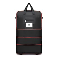 Maleta Deportiva Viaje Bolsa Mochila Gym Con Ruedas Eo Safe Imports Esi-22128 Negro