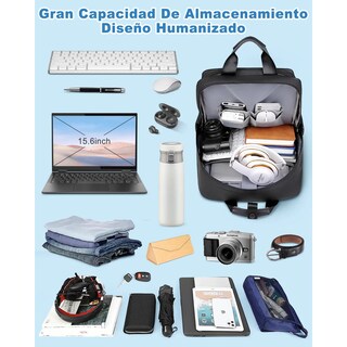 Foto 3 | Foto 3 | Mochila Para Laptop Hombres Escolar Viaje Antirrobo Y Impermeable Eo Safe Imports Esi-22158 Negro