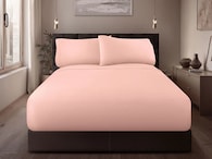 Sábanas Dalfiori Alix Rosa Bruma Queen Size