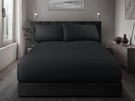 Sábanas Dalfiori Alix Negro Queen Size