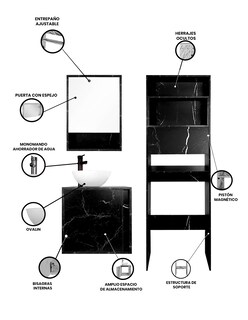 Foto 3 | Foto 3 | Gabinete para Baño Decomobil con Botiquín