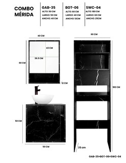 Foto 4 | Foto 4 | Gabinete para Baño Decomobil con Botiquín