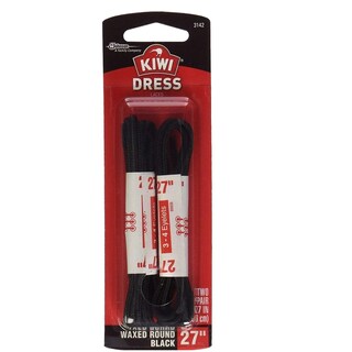 Foto 1 | Foto 1 | Juego De 2 Cordones Redondos Encerados Shoelaces Kiwi Color Negro 68 Cm - Venta Internacional.