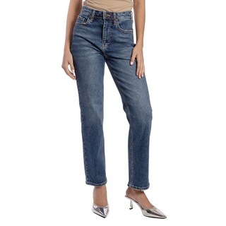 Foto 1 | Foto 1 | Pantalón Straight Mujer Balam Bl7126 Azul Oscuro