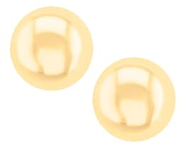 Broquel Bola Lisa #5 Mariposa Oro 10k Horoz V12 C365