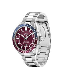 Foto 2 | Foto 2 | Reloj Para Hombre Boss Runner 3h 1514209 Acero Inoxidable Con Brazalete Plateado Y Carátula Negra 44 Mm