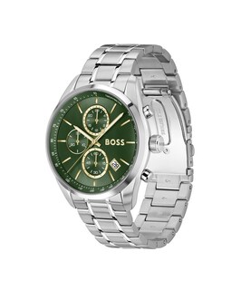 Foto 2 | Foto 2 | Reloj Para Hombre Boss Grand Prix 1514266 Acero Inoxidable Con Brazalete Plata 44.5 Mm