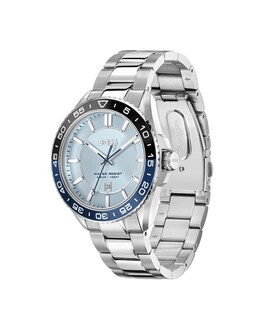 Foto 2 | Foto 2 | Reloj Para Hombre Boss Runner 3h 1514207 Acero Inoxidable Con Brazalete Plateado Y Carátula Azul 44 Mm
