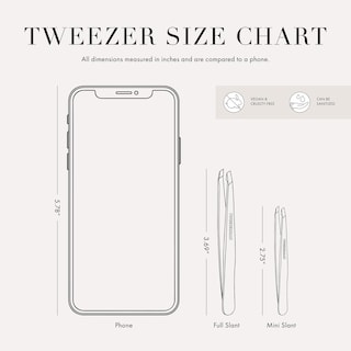 Foto 6 | Foto 6 | Pinza Pequeña Inclinada Tweezerman Para Cejas (granite Sky) - Venta Internacional.