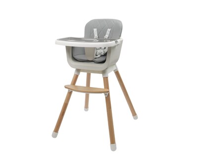 Foto 2 | Foto 2 | Silla Periquera para Bebé 2 en 1 con Bandeja Gris