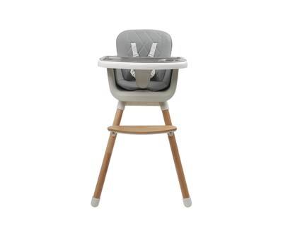 Foto 3 | Foto 3 | Silla Periquera para Bebé 2 en 1 con Bandeja Gris