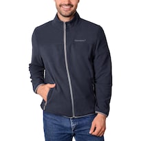 Chamarra De Poliester Para Hombre Con Cuello Alto Y Bolsillos Greenlander Azul Marino