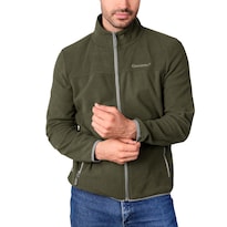 Chamarra De Poliester Para Hombre Con Cuello Alto Y Bolsillos Greenlander Verde