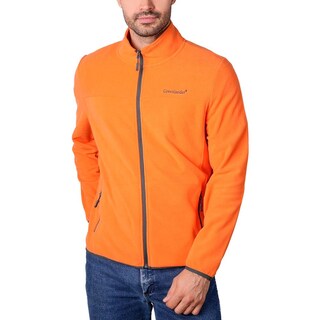 Foto 1 | Foto 1 | Chamarra De Poliester Para Hombre Con Cuello Alto Y Bolsillos Greenlander Naranja