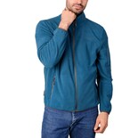 Chamarra De Poliester Para Hombre Con Cuello Alto Y Bolsillos Greenlander Azul