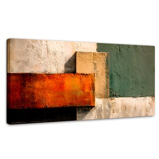 Foto 1 | Foto 1 | Cuadro Decorativo Para Comedor Canvas Brasa Geométrica 120x60