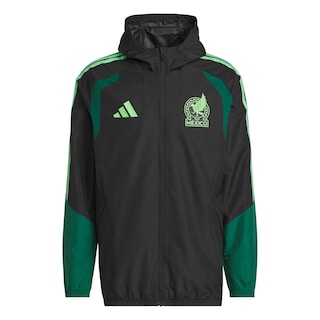 Foto 1 | Foto 1 | Chamarra All Weather Tiro Selección Nacional De México 26 Adidas Negro Hombre