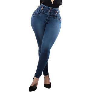 Foto 1 | Foto 1 | Jeans De Mujer Super Skinny De Cadera Alta N4591