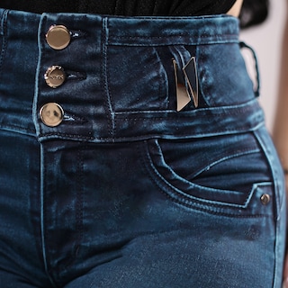 Foto 6 | Foto 6 | Jeans De Mujer Super Skinny De Cadera Alta N4591