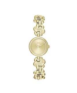 Foto 1 | Foto 1 | Reloj Para Mujer Boss Double B Dressy 1502794 Acero Inoxidable Con Brazalete Dorado 23 Mm