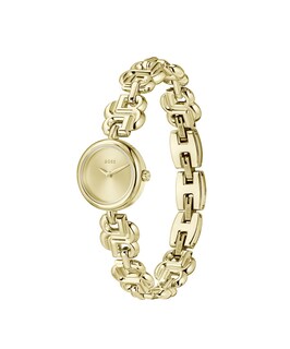 Foto 3 | Foto 3 | Reloj Para Mujer Boss Double B Dressy 1502794 Acero Inoxidable Con Brazalete Dorado 23 Mm