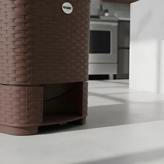 Foto 3 | Foto 3 | Bote De Basura Con Pedal Cesto Papelero Cocina Baño 15 Lt Yesh Market Color Café