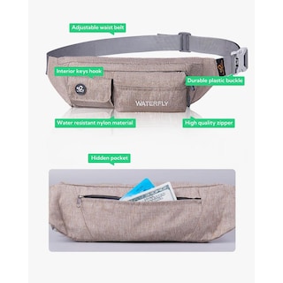 Foto 5 | Foto 5 | Riñonera Waterfly Pequeña Delgada Resistente Al Agua Hombre Y Mujer Para Running Ciclismo Senderismo