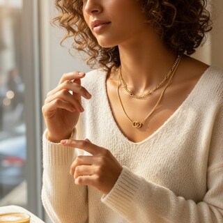 Foto 4 | Foto 4 | Collar Cm-top De Oro Laminado