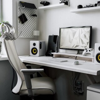 Foto 2 | Foto 2 | Protector De Sobretensión Monster Blanco Con Soporte De Pared Para Ordenadores Y Cine En Casa