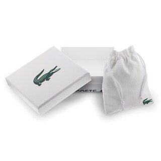 Foto 5 | Foto 5 | Broche Para Mujer Lacoste Crocodile 2040484 Acero Dorado