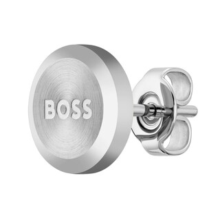 Foto 2 | Foto 2 | Aretes Para Hombre Boss Yann 1580477 Acero Plateado