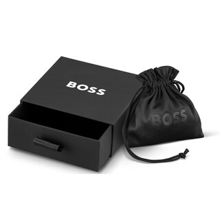 Foto 4 | Foto 4 | Aretes Para Hombre Boss Yann 1580477 Acero Plateado