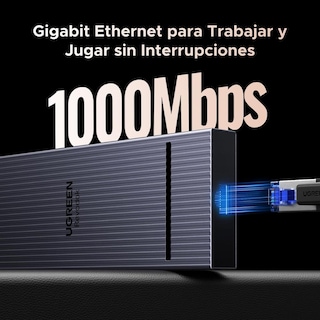 Foto 3 | Foto 3 | Hub Usb C Ugreen Negro Con Displayport 4k A 120 Hz Y Hdmi 4k Puertos De Datos Usb-c Carga Pd Ethe