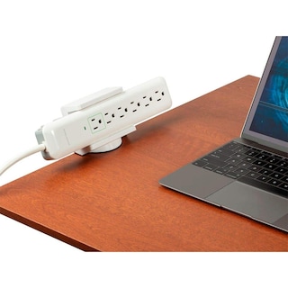 Foto 2 | Foto 2 | Soporte De Escritorio Monoprice Blanco Para Protectores De Sobretensión Regletas Hubs Usb