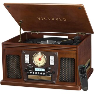 Foto 1 | Foto 1 | Tocadiscos Bluetooth Victrola Espresso 8-en-1 Con Altavoces Integrados Y Reproducción Inalámbrica