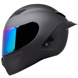 Casco Para Moto Kov Estilo Carbono Deportivo Integral Certificado Dot (m)