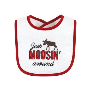 Foto 5 | Foto 5 | Baberos De Algodón Hudson Baby Oso De Alce Para Niño Talla Única