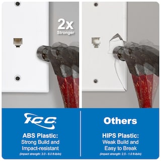 Foto 5 | Foto 5 | Placa De Pared Para Teléfono Icc Rj-12 6p6c Voice Jack Ivory - Venta Internacional.