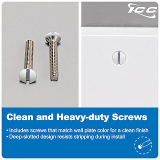 Foto 6 | Foto 6 | Placa De Pared Para Teléfono Icc Rj-12 6p6c Voice Jack Ivory - Venta Internacional.