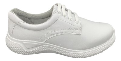 Foto 1 | Foto 1 | Oxford Mujer Parbal 2110 Blanco Piel Cordones