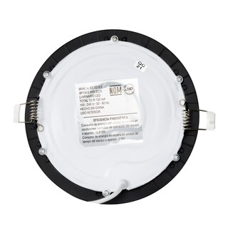 Foto 5 | Foto 5 | Estevez Luminaria Led Para Empotrar Flat Eco 12 Watts 3000k Color Negro Protección Ip20