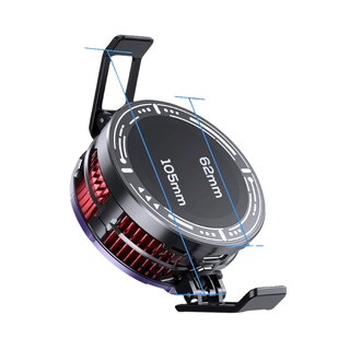 Foto 5 | Foto 5 | Ventilador Para Celular Memo Cx08 Pro Magnético 23w