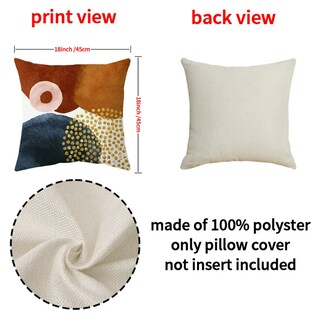 Foto 3 | Foto 3 | 4 Fundas Para Cojines Xtellar Decorativos Lino Estilo Abstracto 45cm